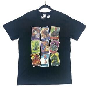 Marvel Graphic T-Shirt Men's Sz XL Klaw Juggernaut Red Skull Modok Hela Mephisto